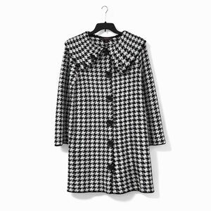 Fever Monochrome Houndstooth Sweater